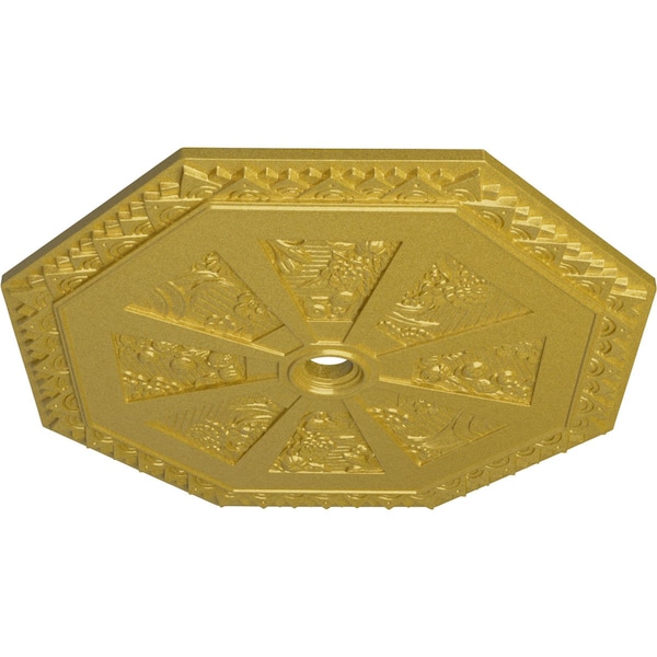 Spring Octagonal Ceiling Medallion (Fits Canopies Up To 3), 29 1/8OD X 2 1/4ID X 1 1/8P
